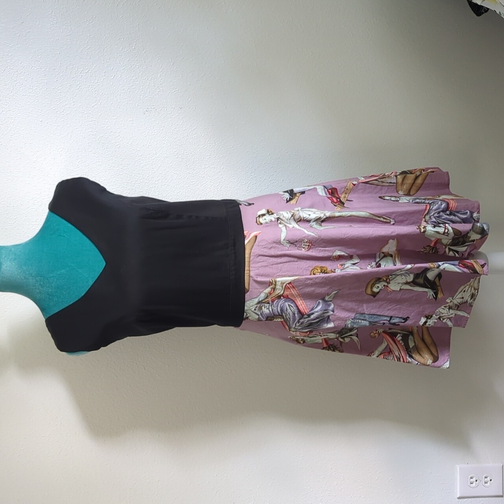 Zombie pinup girl dress RARE